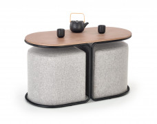 Ampa table with poufs