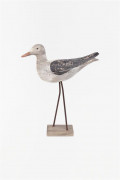 Decor seagull on wooden base D1582