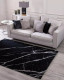 Ковры с мраморным узором PIETRA BLACK