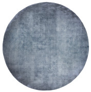 Apaļi paklāji LINEN DARK BLUE ROUND