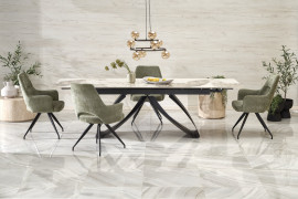 extendable table white marble LARIO