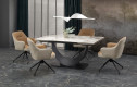 extendable table white marble NANDO