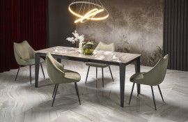 extendable table grey marble ELIX