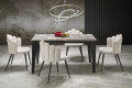 extendable table grey marble ELIX