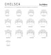 mīksts stūra dīvāns  CHELSEA