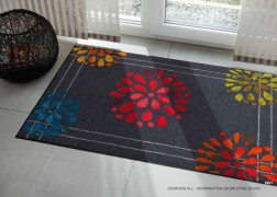 EFIA door rug with  flowers