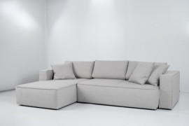 Corner sofa with a large sleeping area MELODY