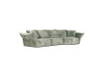 high-quality designer sofa with pocket spring system EULARIA