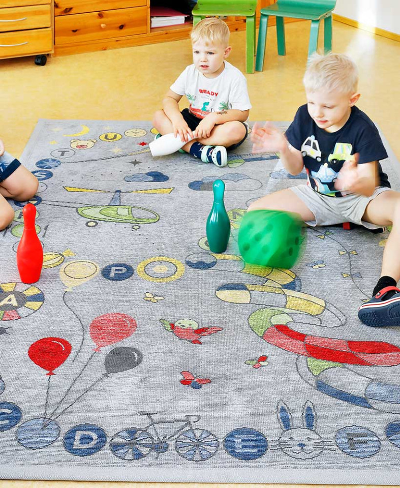 Kokvilnas paklājs TAHEMAA divpusējs