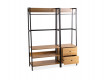 SOL B Bookcase / hanger with 2 drawers,