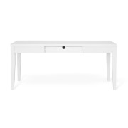 Klinte white sofa table