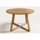 Izvelkams pusdienu galds Merbi D 120cm -160cm  vai D 110cm-150cm
