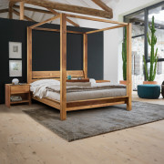 дубовая деревянная кровать с балдахином Sevilla