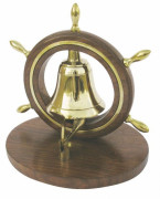 Desk bell in ship wheel, Nr. 9310