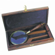 Magnifier with wooden handle Nr.8029