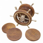6 coasters in wheel stand Nr. 9083