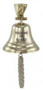 Ship's bell - WELCOME ON BOARD 7050LW