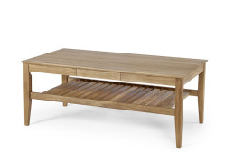 Ekliden galdiņš ar plauktu 130x70