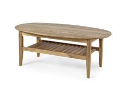 Ekliden sofa table with shelf ellips