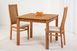 Lem oak wood table 90x90