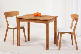 Lem oak wood table 90x90